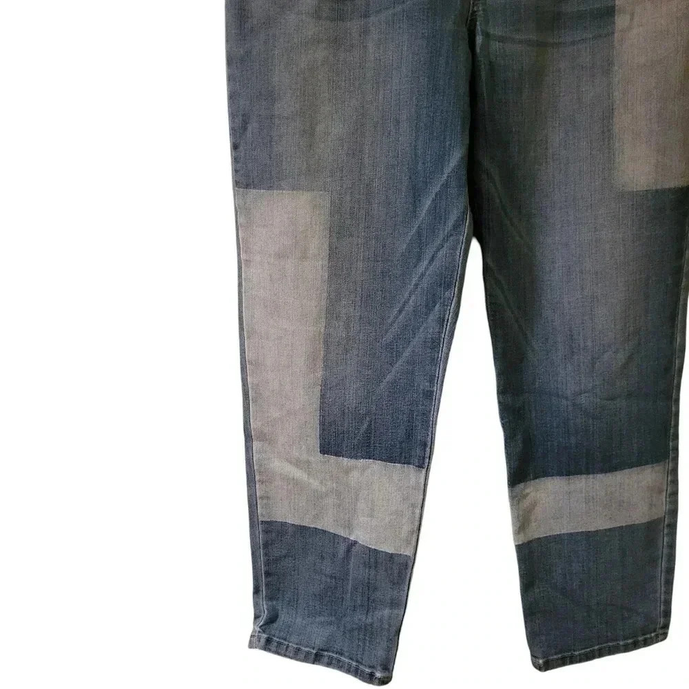 Simply Vera-Vera Wang Color Block‎ Mid Rise Women's Denim Capris Size 8 - Picture 6 of 14